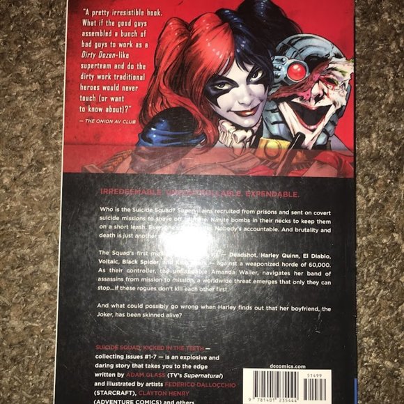 Suicide Squad Vol. 1: Kicked in the Teeth comic has graphic content - Picture 2 of 2